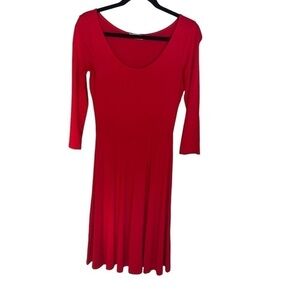 Calvin Klein red dress size 2 EUC